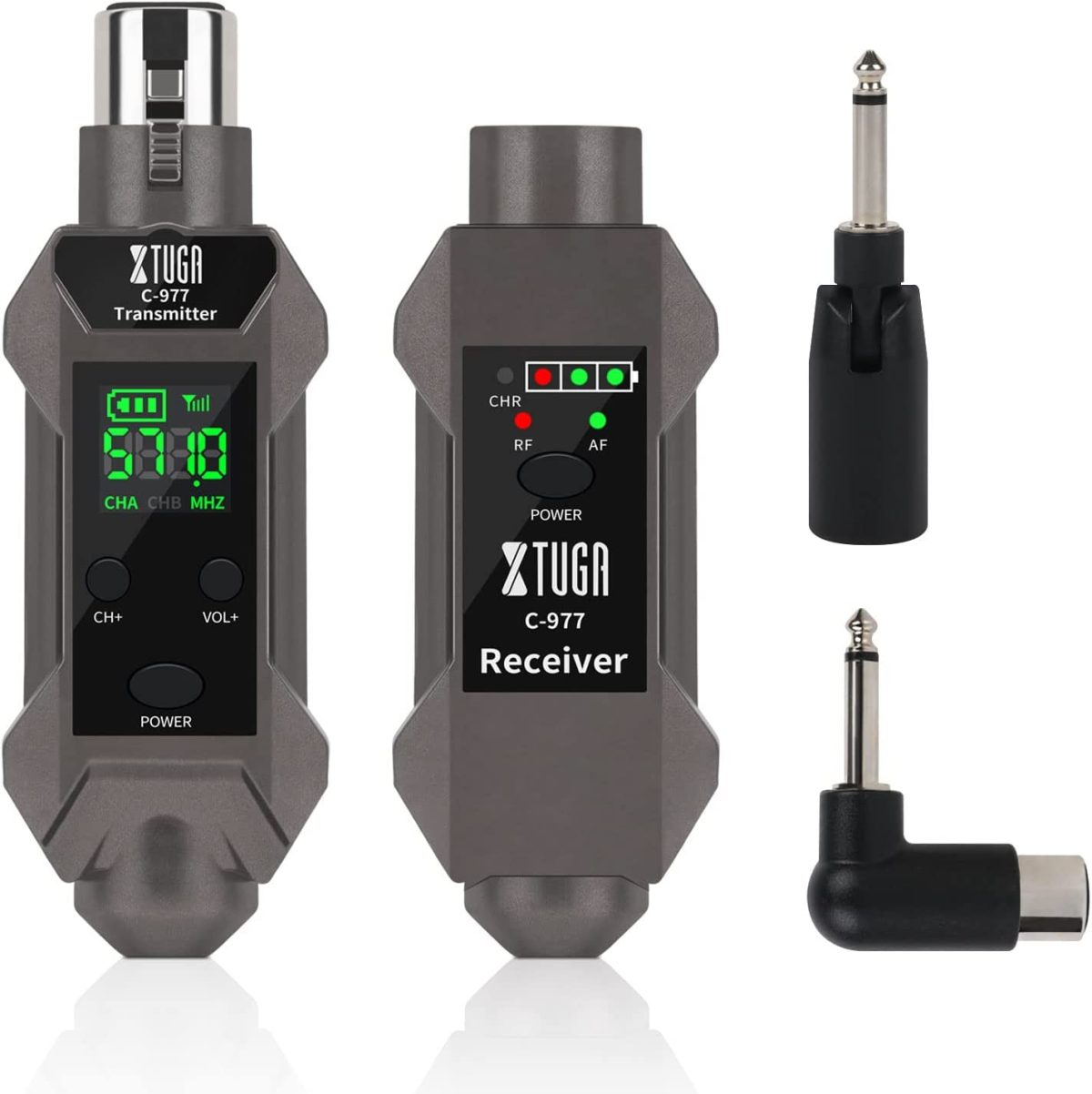 C-977-1 Transmisor y receptor XLR inalámbrico XTUGA C-977 UHF - Imagen 1