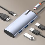 Adaptador concentrador  USB C 5 en 1  DS-15H