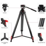 Trípode de vídeo FZC-660 con cabezal fluido - Imagen 3