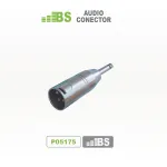 Adaptador Plug Metal Canon Macho a 1/4  Macho EM2015 – Besser Sound