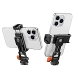 K&F Concept Soporte metálico para smartphone con zapata fría