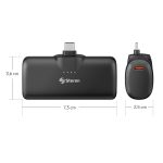 Mini PowerBank Steren 4000 mAh PD 20 W con 1 salida USB C y plug USB C abatible - Imagen 5