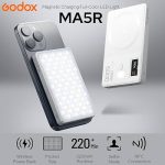 Luz LED RGB Godox MA5R y Power Band (Negro) - Imagen 3