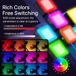Luz Led recargable Ulanzi VL49 Pro RGB - Imagen 5